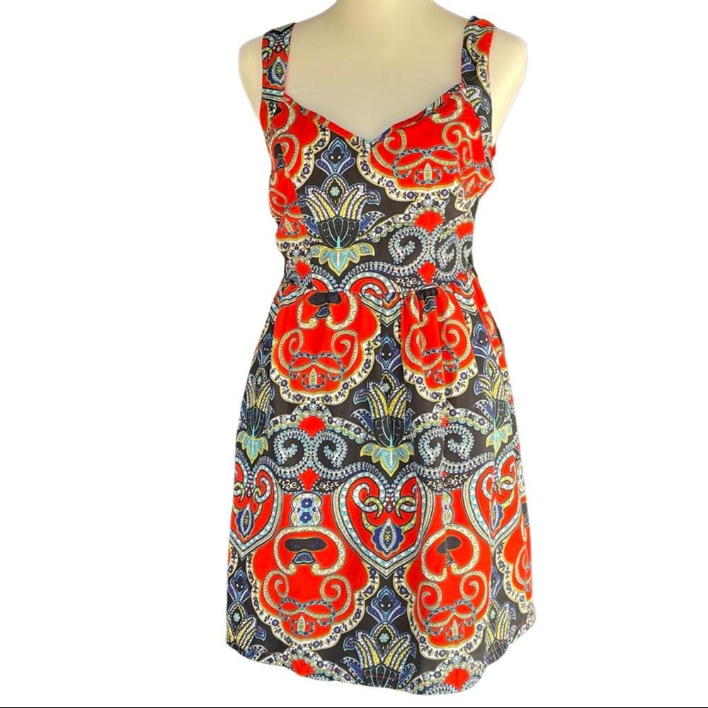 🩷2/$15 Summer Dress Sweetheart Neckline Tie Back Mini Dress Small